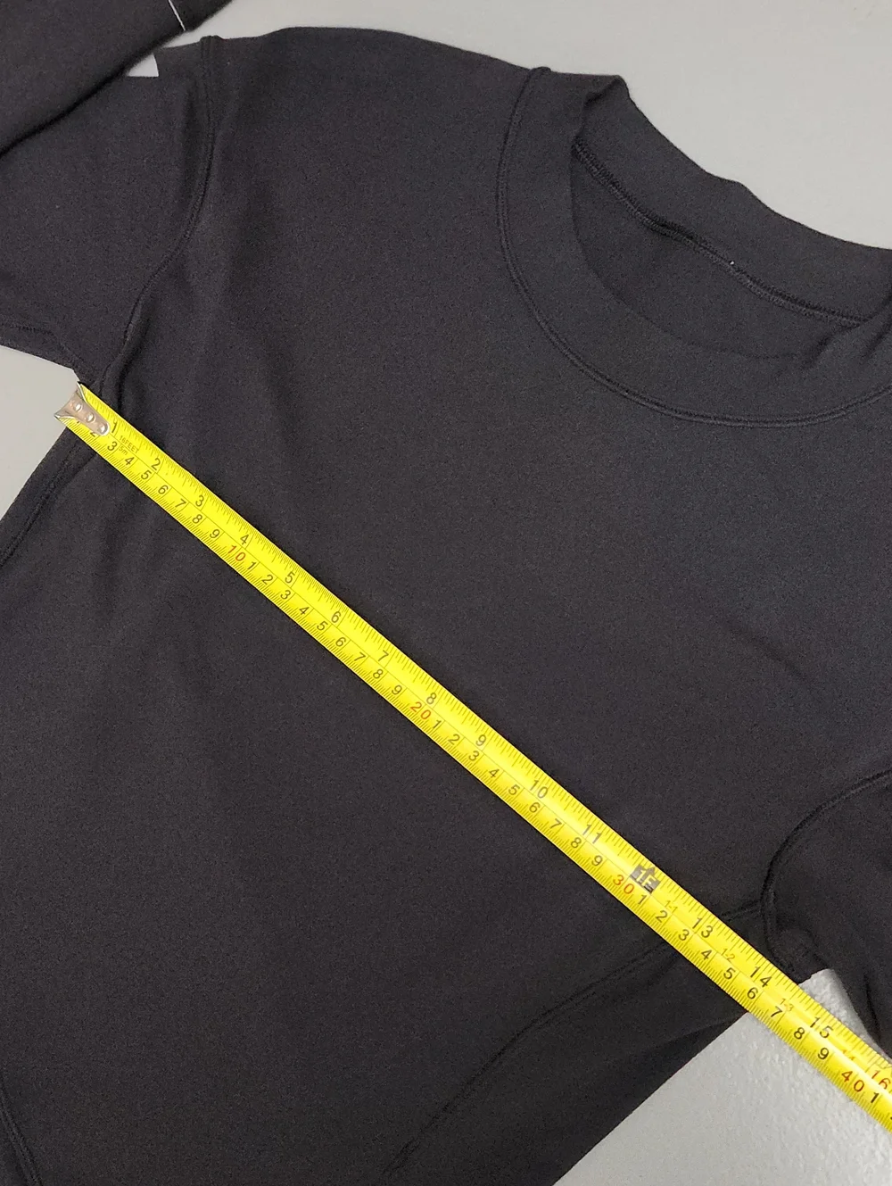 ❤️LuLuLemon Close To Crossing LS Black RULU Running Top Crop Wrap Hem Women XS